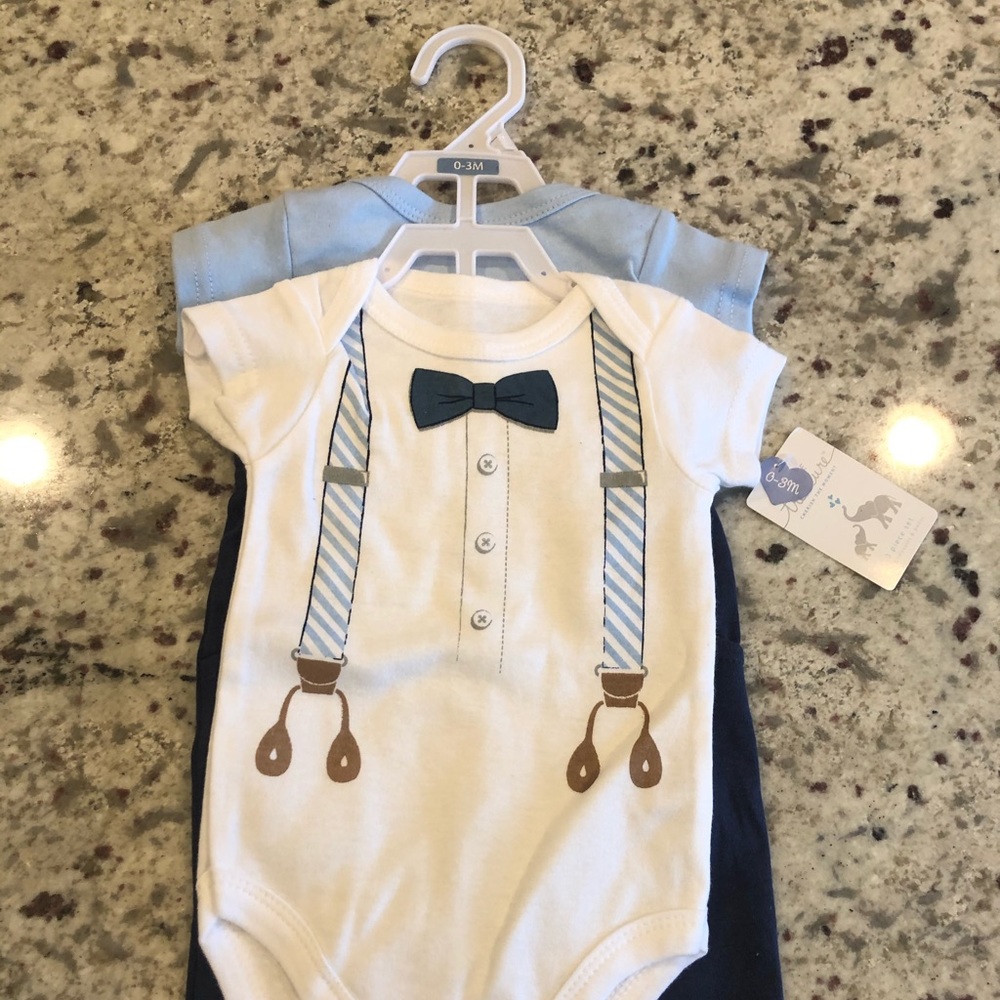 3 piece simple treasure infant set